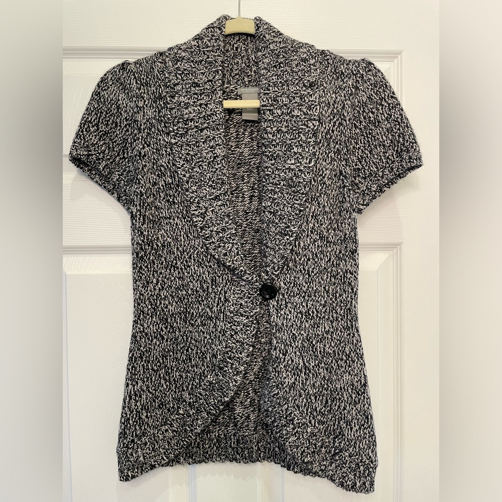 Ann Taylor Short Sleeve Cardigan Sweater